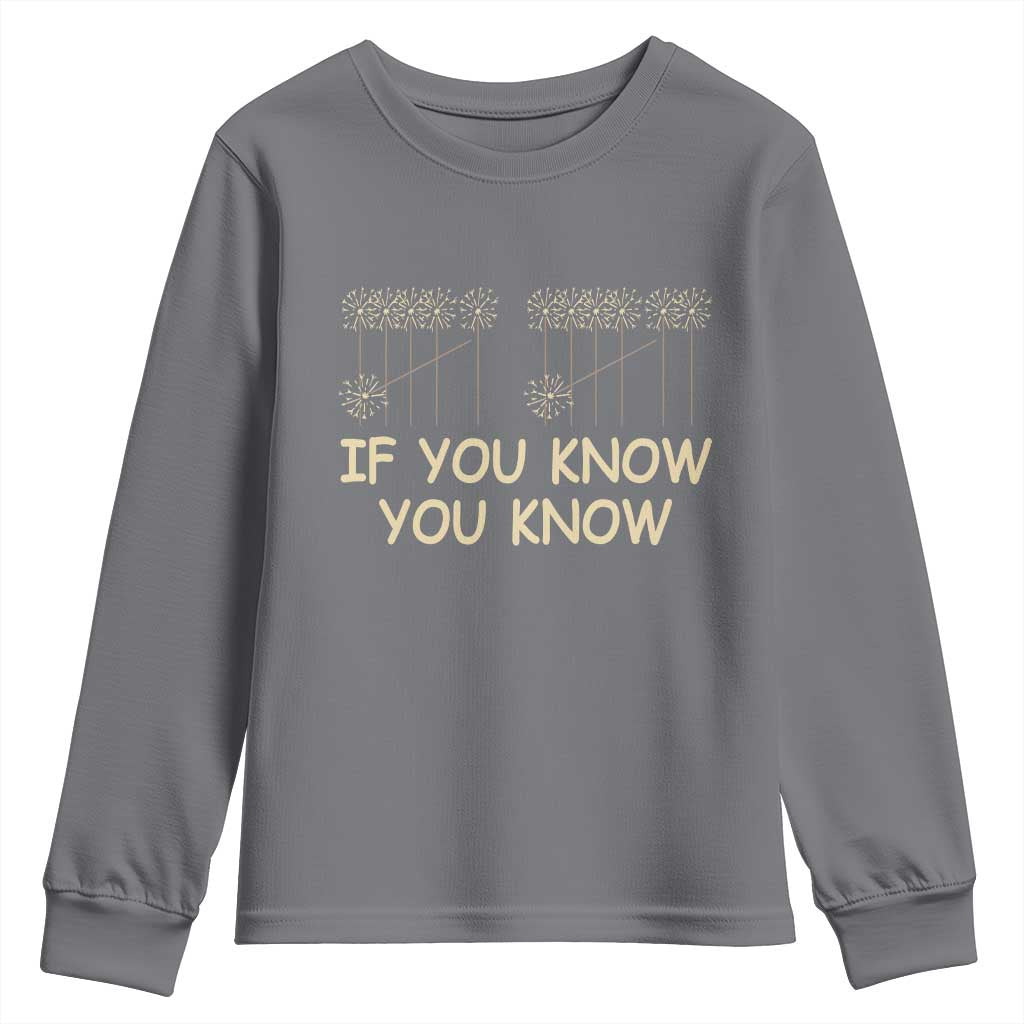 Funny 67 New Year Youth Sweatshirt If You Know You Know Six Seven Meme Sparklers - Wonder Print Shop