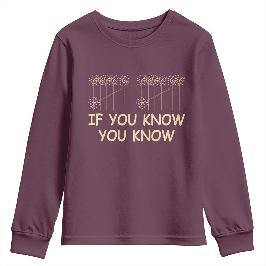 Funny 67 New Year Youth Sweatshirt If You Know You Know Six Seven Meme Sparklers - Wonder Print Shop