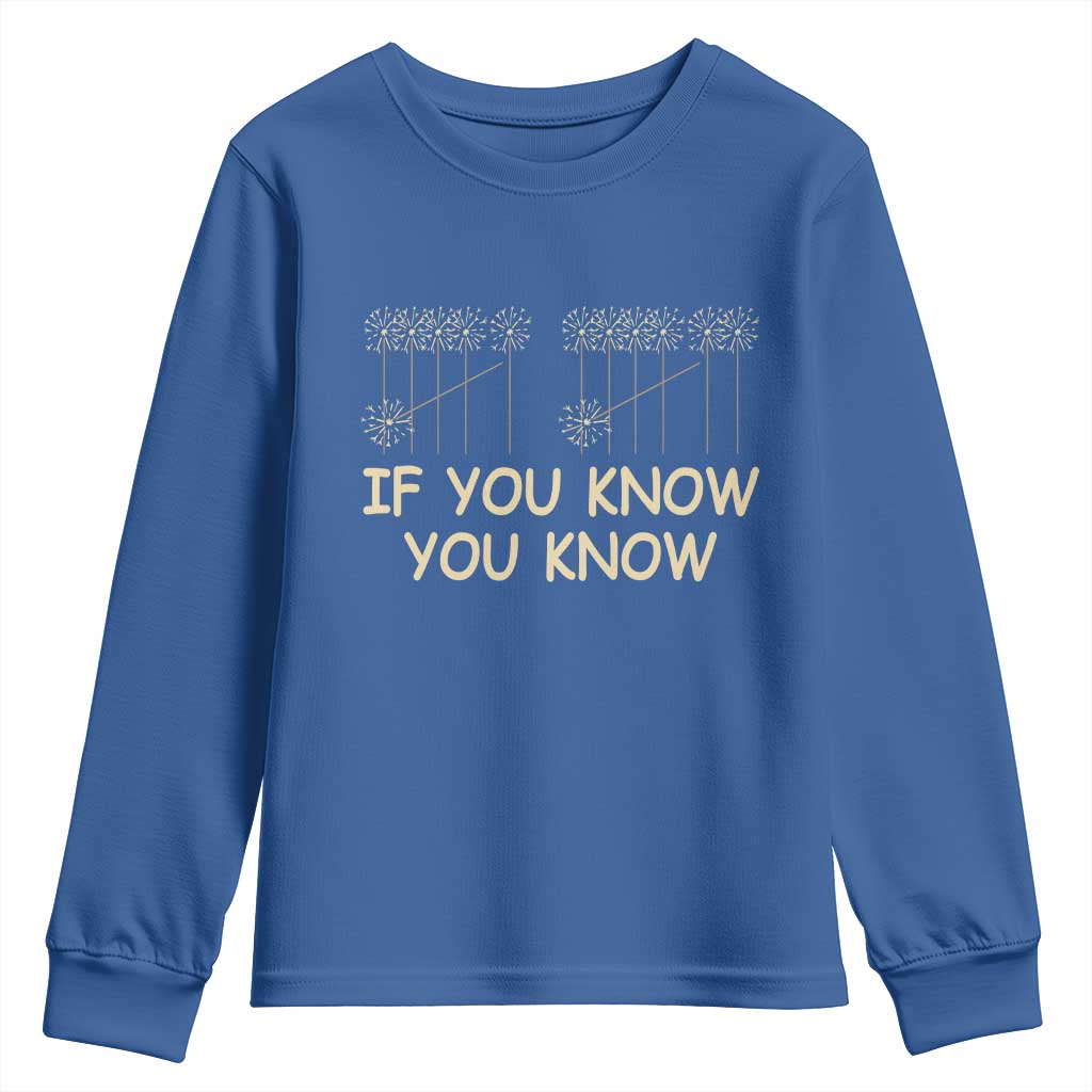 Funny 67 New Year Youth Sweatshirt If You Know You Know Six Seven Meme Sparklers - Wonder Print Shop