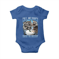 Call Me Ranch Cause I Be Dressing Baby Onesie Funny Raccoon Meme