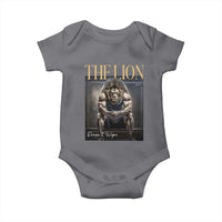 Funny The Lion Doesnt Wipe Baby Onesie Gen Z Joke Brainrot Raunchy Meme