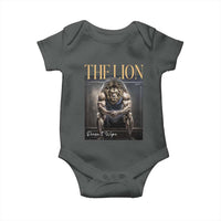 Funny The Lion Doesnt Wipe Baby Onesie Gen Z Joke Brainrot Raunchy Meme