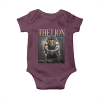 Funny The Lion Doesnt Wipe Baby Onesie Gen Z Joke Brainrot Raunchy Meme