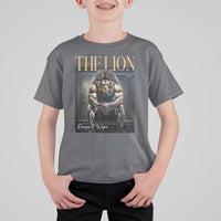 Funny The Lion Doesnt Wipe T Shirt For Kid Gen Z Joke Brainrot Raunchy Meme