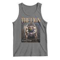 Funny The Lion Doesnt Wipe Tank Top Gen Z Joke Brainrot Raunchy Meme