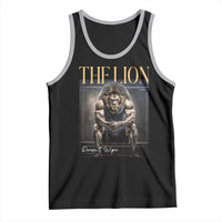 Funny The Lion Doesnt Wipe Tank Top Gen Z Joke Brainrot Raunchy Meme