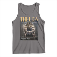 Funny The Lion Doesnt Wipe Tank Top Gen Z Joke Brainrot Raunchy Meme