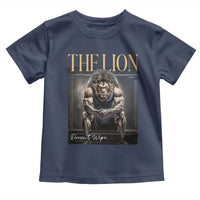 Funny The Lion Doesnt Wipe Toddler T Shirt Gen Z Joke Brainrot Raunchy Meme