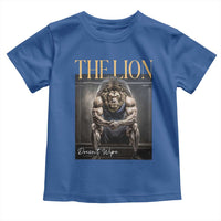 Funny The Lion Doesnt Wipe Toddler T Shirt Gen Z Joke Brainrot Raunchy Meme