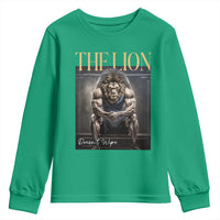Funny The Lion Doesnt Wipe Youth Sweatshirt Gen Z Joke Brainrot Raunchy Meme