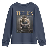 Funny The Lion Doesnt Wipe Youth Sweatshirt Gen Z Joke Brainrot Raunchy Meme