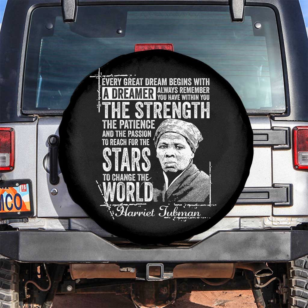 Harriet Tubman Quote Spare Tire Cover Every Great Dream Begins With A Dreamer Black History