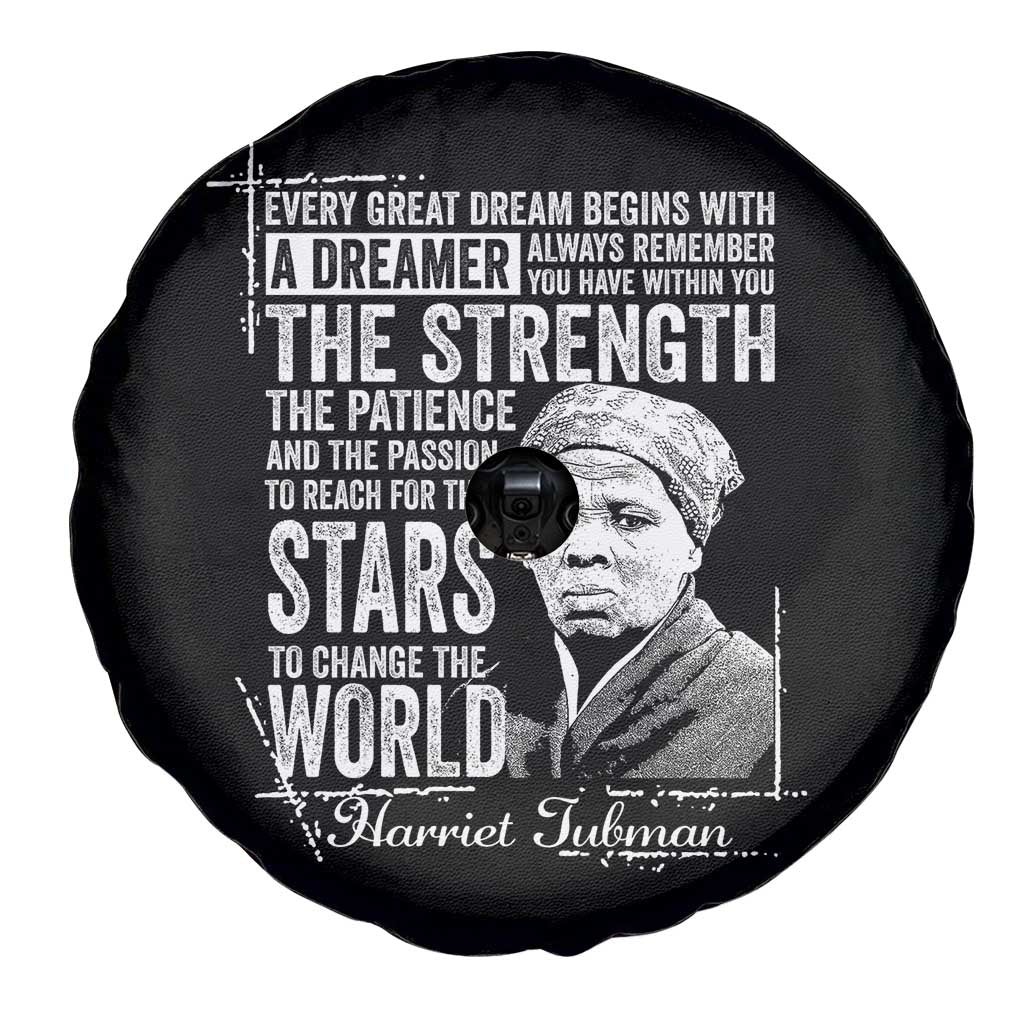 Harriet Tubman Quote Spare Tire Cover Every Great Dream Begins With A Dreamer Black History