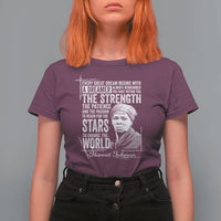 Harriet Tubman Quote T Shirt For Women Every Great Dream Begins With A Dreamer Black History