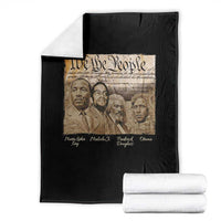 Civil Right Leaders Throw Blanket Martin Luther King Malcolm X Frederick Douglass Obama Black History Month