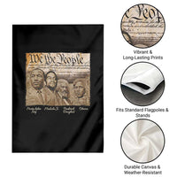 Civil Right Leaders Garden Flag Martin Luther King Malcolm X Frederick Douglass Obama Black History Month
