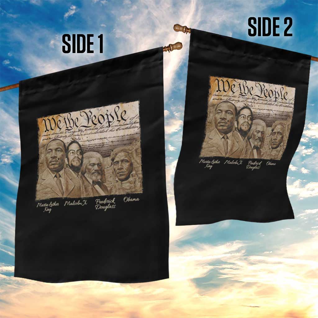 Civil Right Leaders Garden Flag Martin Luther King Malcolm X Frederick Douglass Obama Black History Month