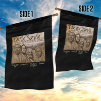 Civil Right Leaders Garden Flag Martin Luther King Malcolm X Frederick Douglass Obama Black History Month