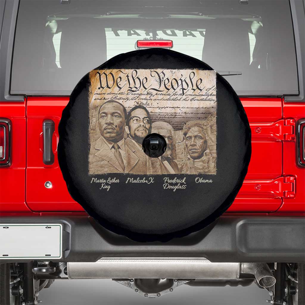 Civil Right Leaders Spare Tire Cover Martin Luther King Malcolm X Frederick Douglass Obama Black History Month
