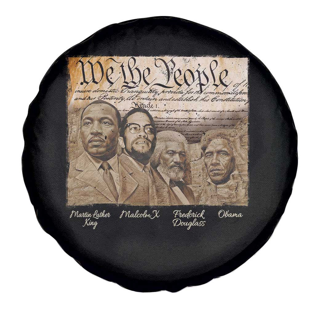 Civil Right Leaders Spare Tire Cover Martin Luther King Malcolm X Frederick Douglass Obama Black History Month