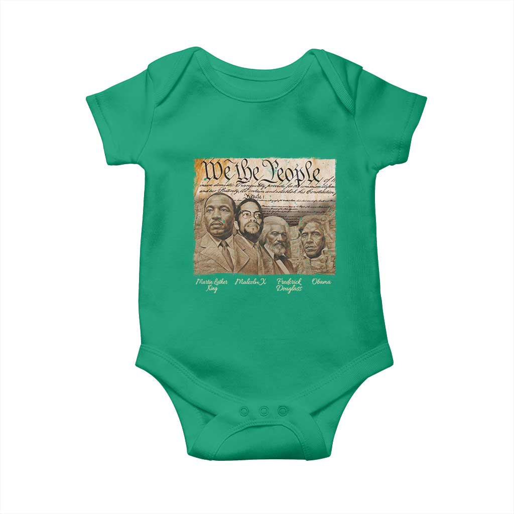Civil Right Leaders Baby Onesie Martin Luther King Malcolm X Frederick Douglass Obama Black History Month