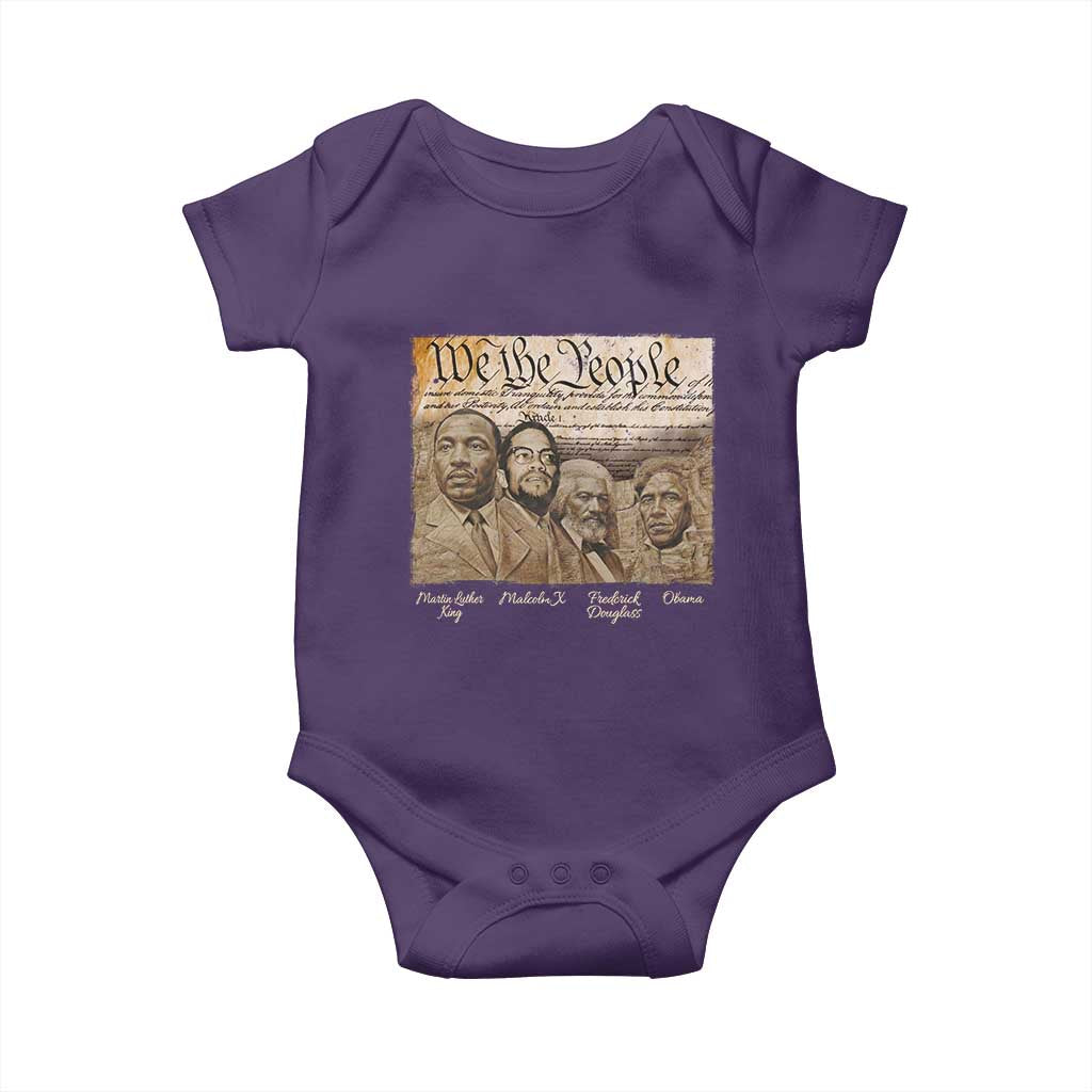 Civil Right Leaders Baby Onesie Martin Luther King Malcolm X Frederick Douglass Obama Black History Month