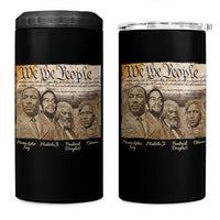 Civil Right Leaders 4 in 1 Can Cooler Tumbler Martin Luther King Malcolm X Frederick Douglass Obama Black History Month