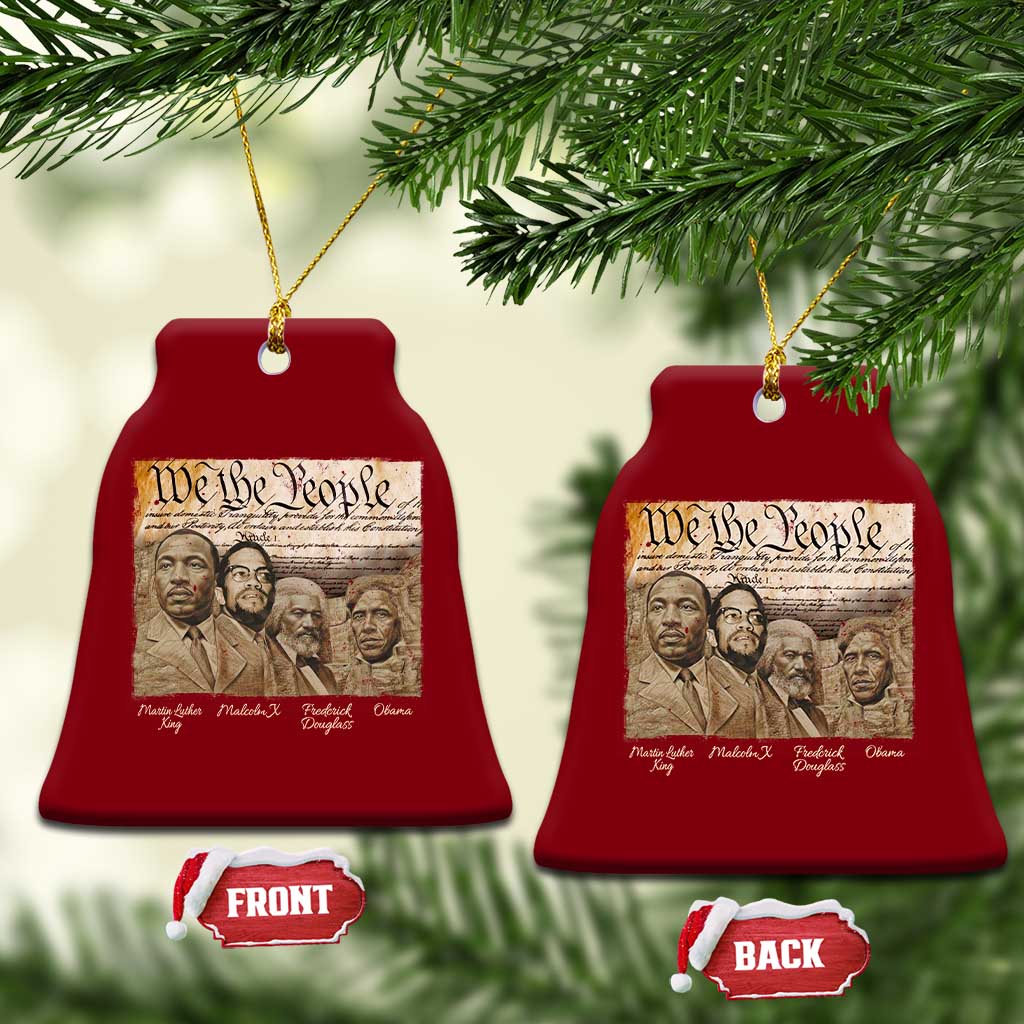 Civil Right Leaders Ceramic Ornament Martin Luther King Malcolm X Frederick Douglass Obama Black History Month