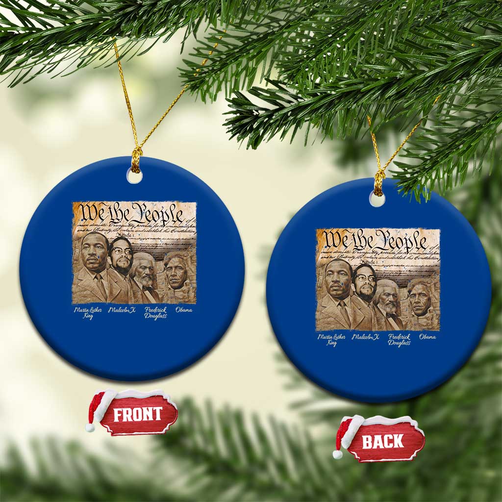 Civil Right Leaders Ceramic Ornament Martin Luther King Malcolm X Frederick Douglass Obama Black History Month