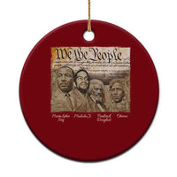Civil Right Leaders Ceramic Ornament Martin Luther King Malcolm X Frederick Douglass Obama Black History Month