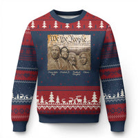 Civil Right Leaders Ugly Christmas Sweater Martin Luther King Malcolm X Frederick Douglass Obama Black History Month