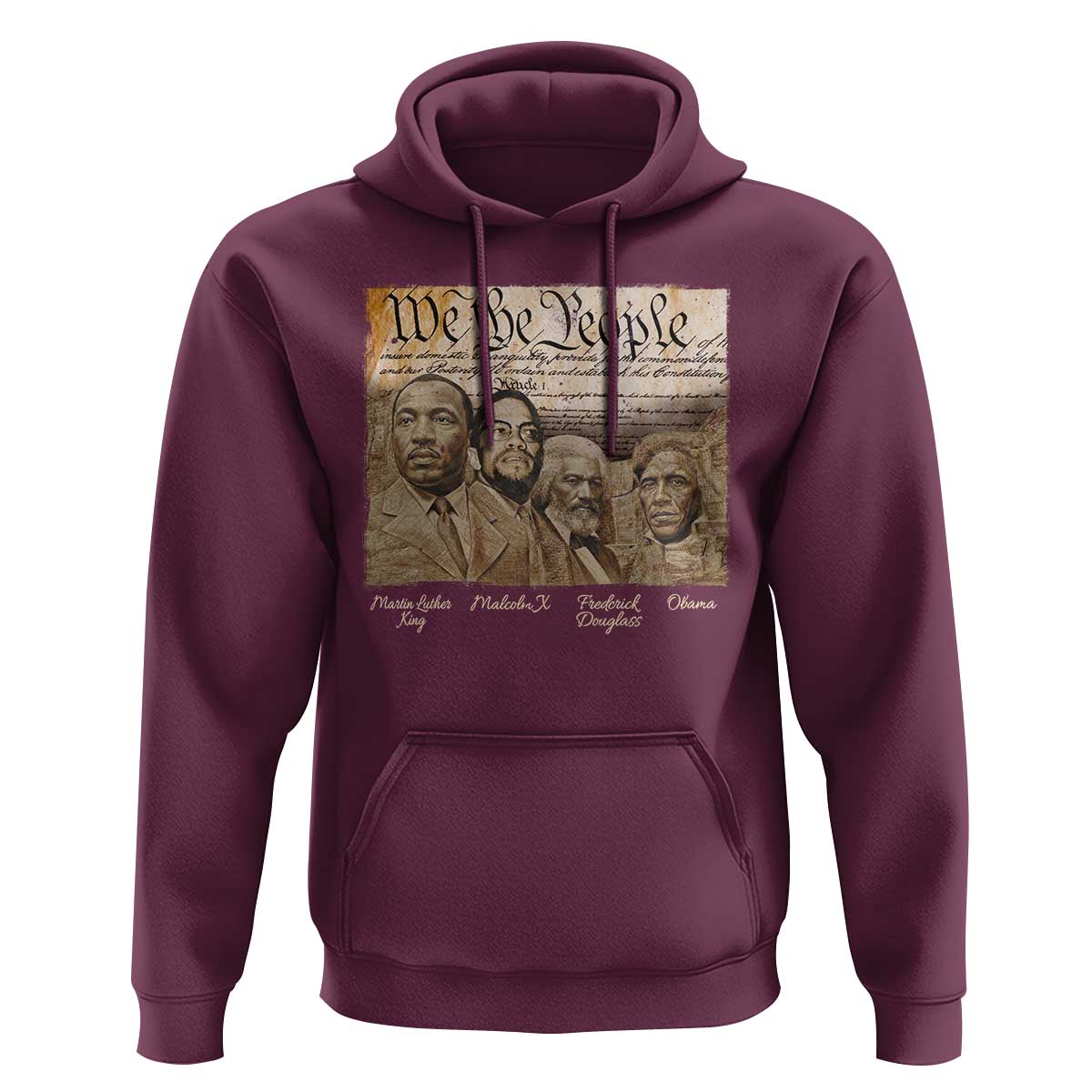 Civil Right Leaders Hoodie Martin Luther King Malcolm X Frederick Douglass Obama Black History Month