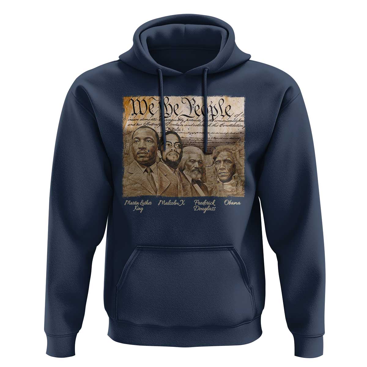 Civil Right Leaders Hoodie Martin Luther King Malcolm X Frederick Douglass Obama Black History Month