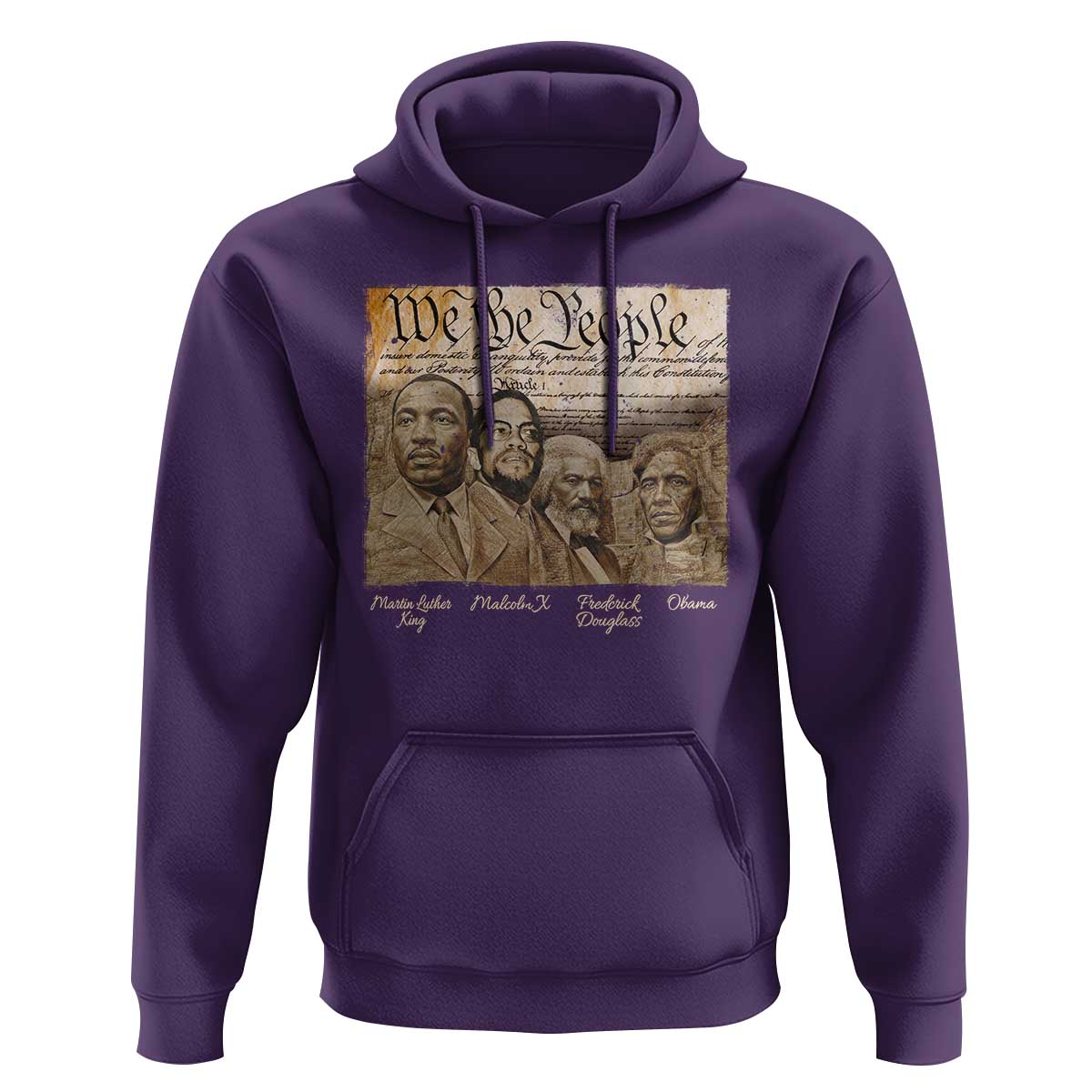 Civil Right Leaders Hoodie Martin Luther King Malcolm X Frederick Douglass Obama Black History Month