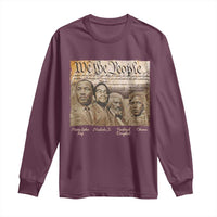 Civil Right Leaders Long Sleeve Shirt Martin Luther King Malcolm X Frederick Douglass Obama Black History Month