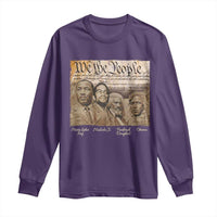 Civil Right Leaders Long Sleeve Shirt Martin Luther King Malcolm X Frederick Douglass Obama Black History Month