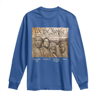 Civil Right Leaders Long Sleeve Shirt Martin Luther King Malcolm X Frederick Douglass Obama Black History Month