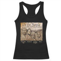 Civil Right Leaders Racerback Tank Top Martin Luther King Malcolm X Frederick Douglass Obama Black History Month