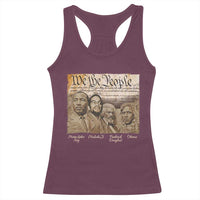 Civil Right Leaders Racerback Tank Top Martin Luther King Malcolm X Frederick Douglass Obama Black History Month