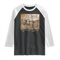 Civil Right Leaders Raglan Shirt Martin Luther King Malcolm X Frederick Douglass Obama Black History Month