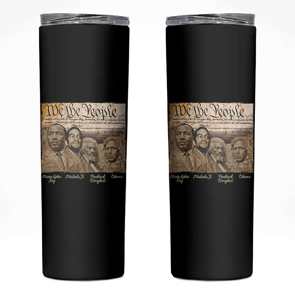 Civil Right Leaders Skinny Tumbler Martin Luther King Malcolm X Frederick Douglass Obama Black History Month