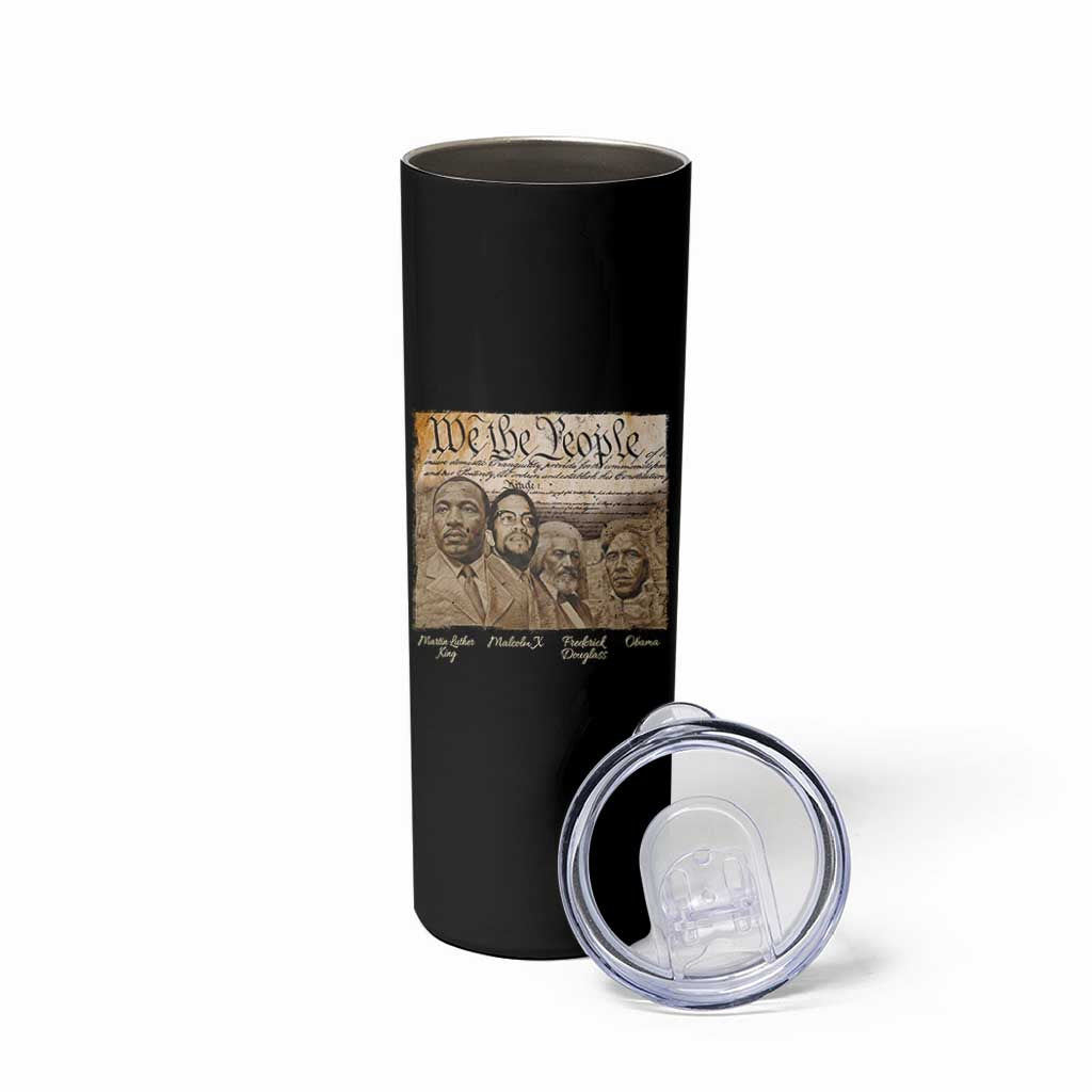 Civil Right Leaders Skinny Tumbler Martin Luther King Malcolm X Frederick Douglass Obama Black History Month
