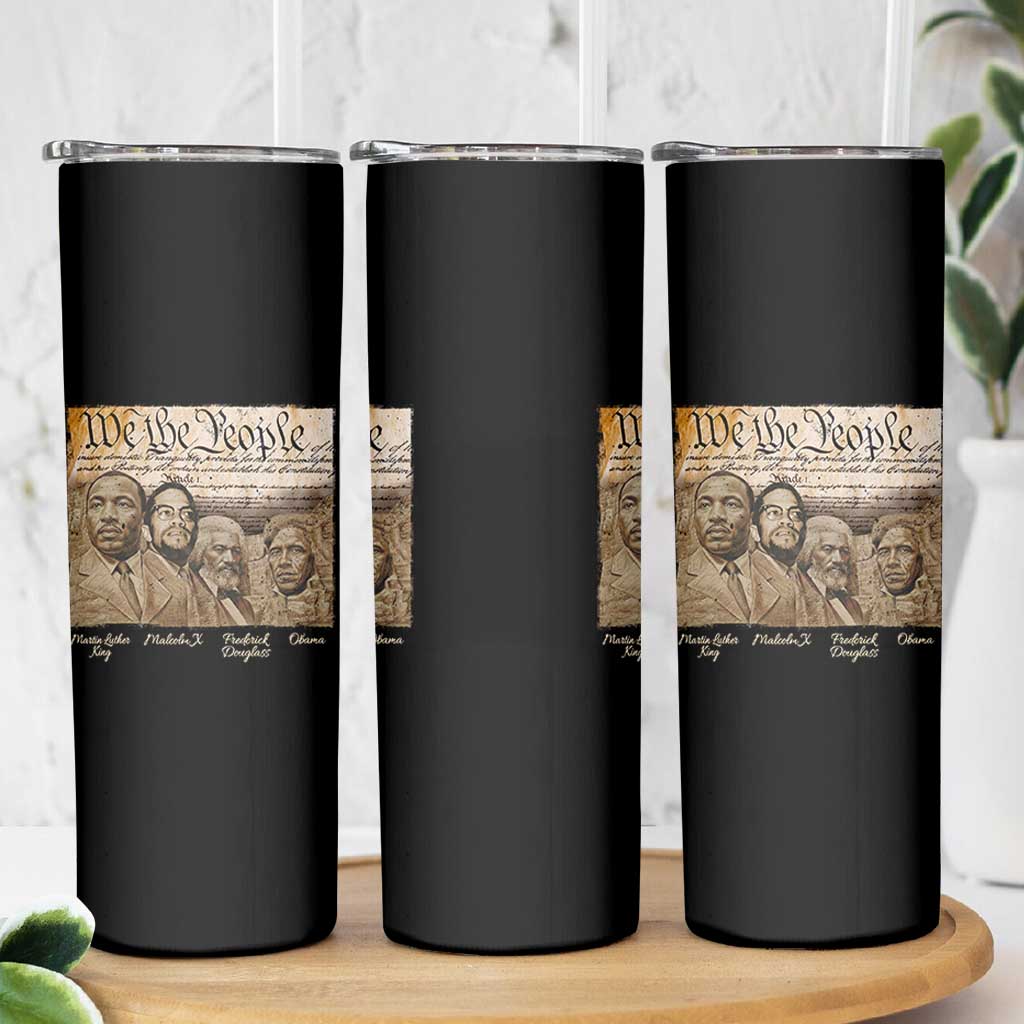 Civil Right Leaders Skinny Tumbler Martin Luther King Malcolm X Frederick Douglass Obama Black History Month