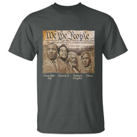 Civil Right Leaders T Shirt Martin Luther King Malcolm X Frederick Douglass Obama Black History Month
