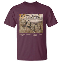 Civil Right Leaders T Shirt Martin Luther King Malcolm X Frederick Douglass Obama Black History Month