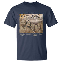 Civil Right Leaders T Shirt Martin Luther King Malcolm X Frederick Douglass Obama Black History Month