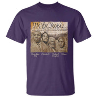 Civil Right Leaders T Shirt Martin Luther King Malcolm X Frederick Douglass Obama Black History Month