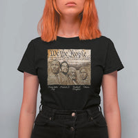 Civil Right Leaders T Shirt For Women Martin Luther King Malcolm X Frederick Douglass Obama Black History Month