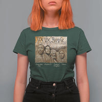 Civil Right Leaders T Shirt For Women Martin Luther King Malcolm X Frederick Douglass Obama Black History Month