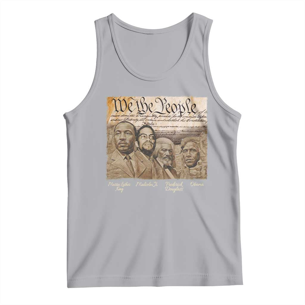 Civil Right Leaders Tank Top Martin Luther King Malcolm X Frederick Douglass Obama Black History Month